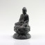 Steinfigur "Buddha Amitabha auf Lotosthron"