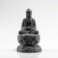 Steinfigur "Buddha Amitabha im Lotossitz"