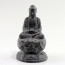 Steinfigur "Buddha Amitabha auf Lotosthron"