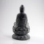 Steinskulptur "Buddha Amitabha auf Lotusthron"