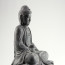 Steinfigur "Buddha Amitabha Lotossitz"