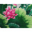Stickbild Chinesische Blumen "Lotosblueten"