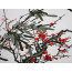 Stickbild "Bambus und Pflaumenblüte"
