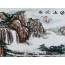 Stickbild "Dorf am Wasserfall"