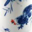 Hahnenmotiv, chinesische Porzellanvase