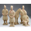 Terrakotta-Armee Krieger Set hell 22 cm