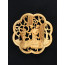 Wandbild Holz "Kalligraphie"