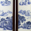 Wandbilder-Set Porzellan blau-weiß, chinesische Porzellan-Bilder