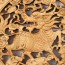 Holzbild "Qilin"