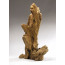 Holzskulptur "Weiser Bauer", Holzschnitzerei aus Wurzelholz