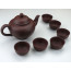 Yixing Teekanne mit Teeschalen