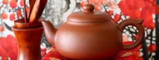 Yixing-Teekannen aus Ton