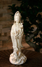 Porzellanfigur "Die Acht Unsterblichen Cao Guojiu" Porzellanskulptur China